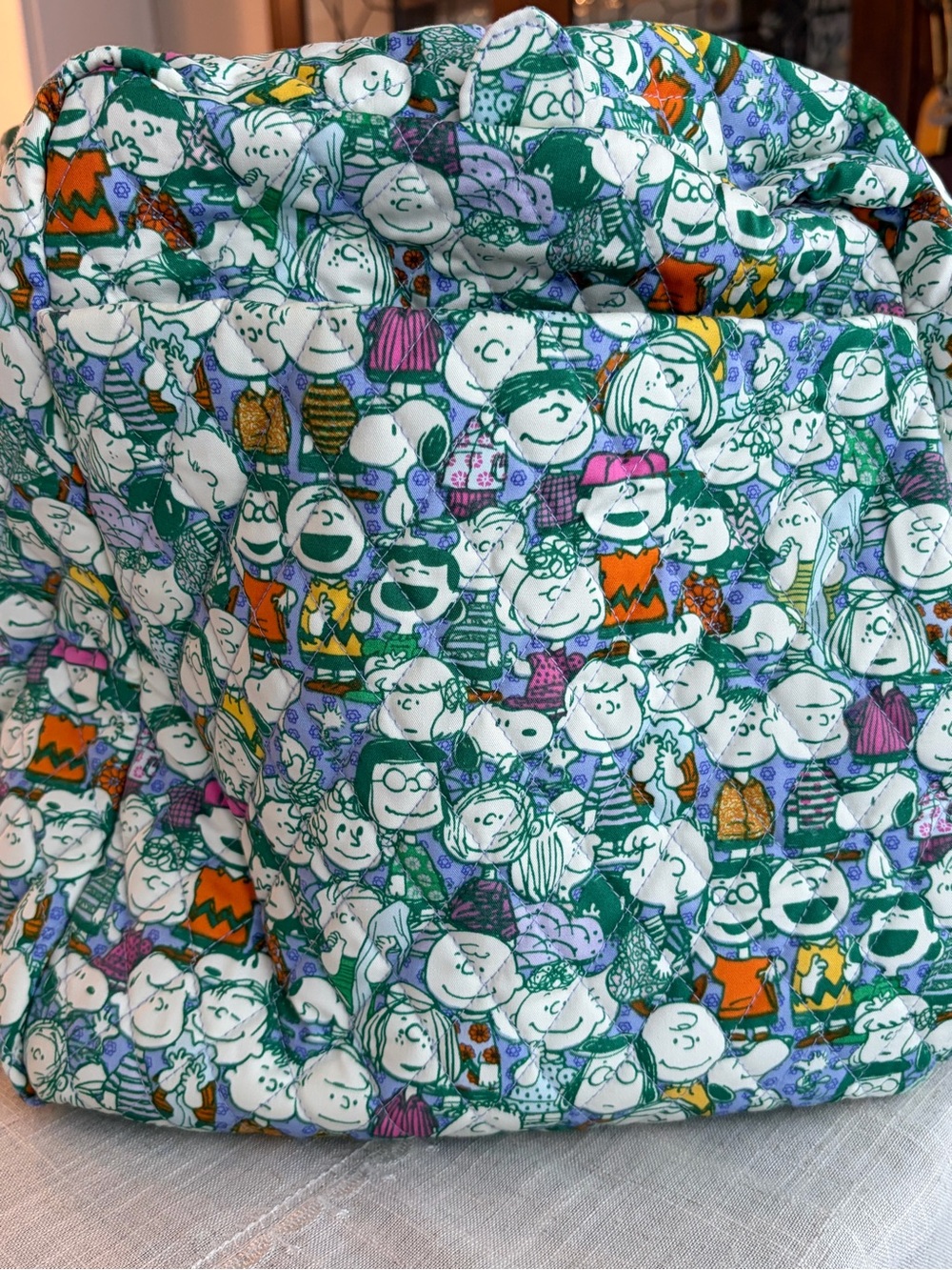 361, NWT Limited Edition Vera Bradley The Peanuts Large Original Duffle Bag. - Picture 6 of 9